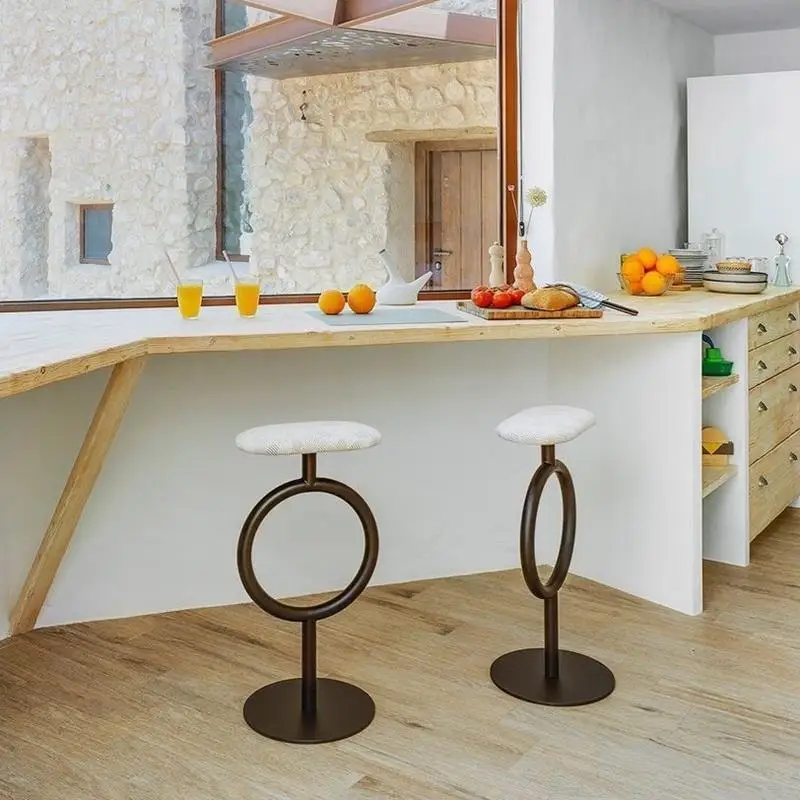 デザインバーチェアモダンなハイチェアアート高級キッチンスツー - Commercial Kitchen Interior Design のレビューと価格