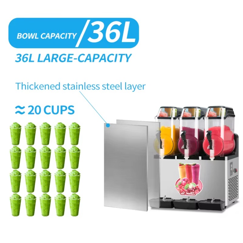 自動業務用スラッシーマシン、36L容量、マルガリータグラニー - Cold Drink Dispenser のレビューと価格