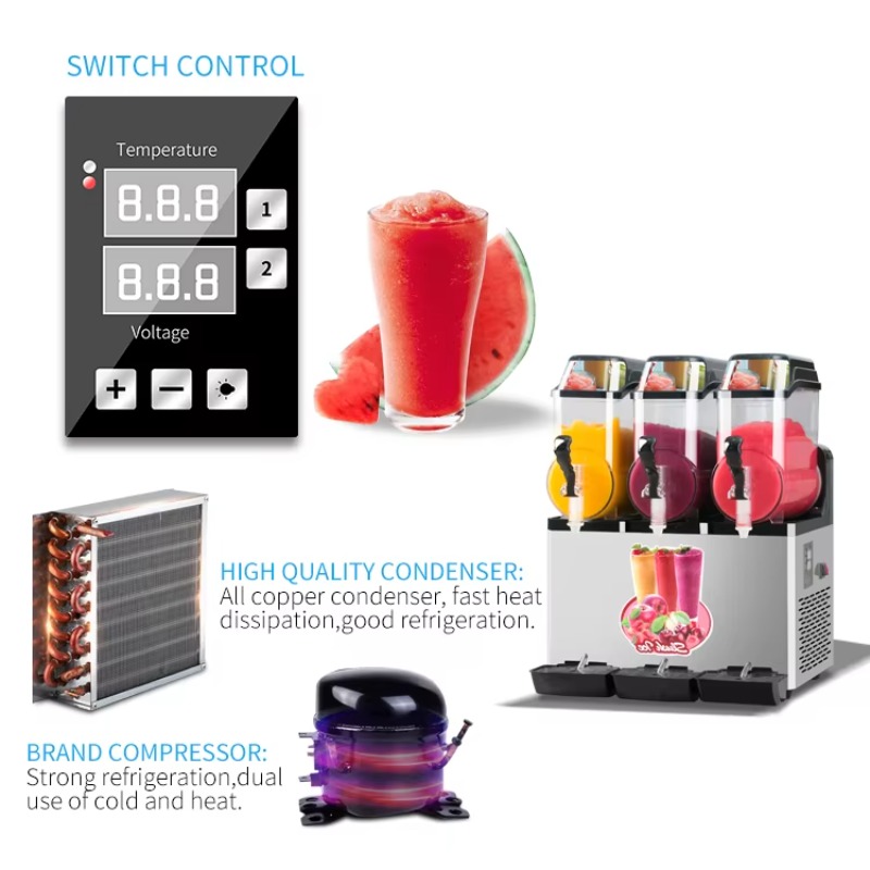 自動業務用スラッシーマシン、36L容量、マルガリータグラニー - Cold Drink Dispenser のレビューと価格