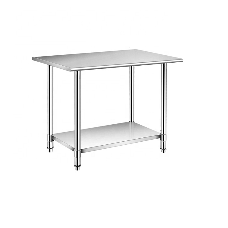 201/304調整可能な高さのステンレス製カスタムメイド業務 - Commercial Kitchen Bench のレビューと価格