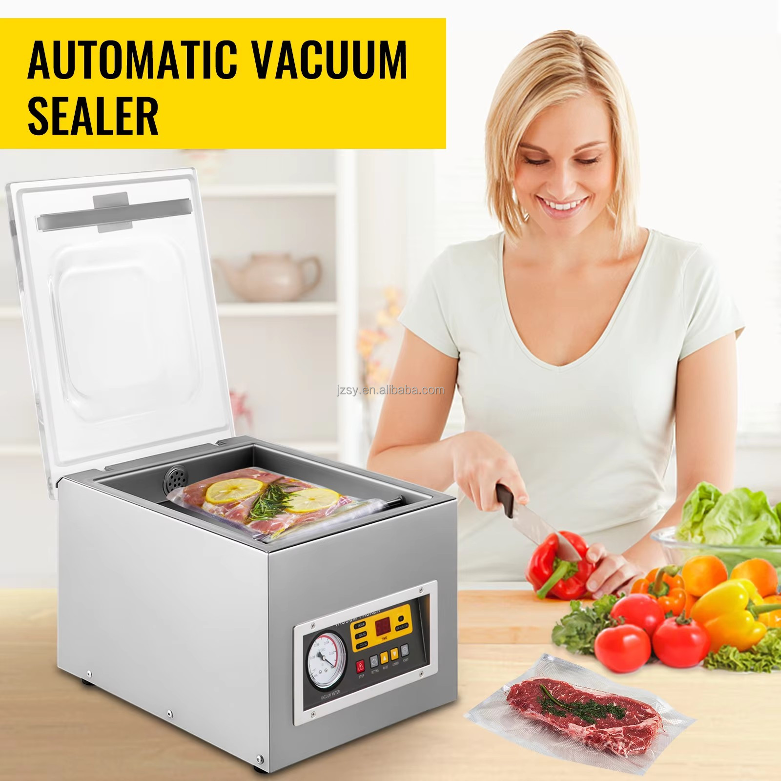 真空包装機 業務用プラスチックバッグシーラー キッチン食品事 - Commercial Kitchen Machinery のレビューと価格
