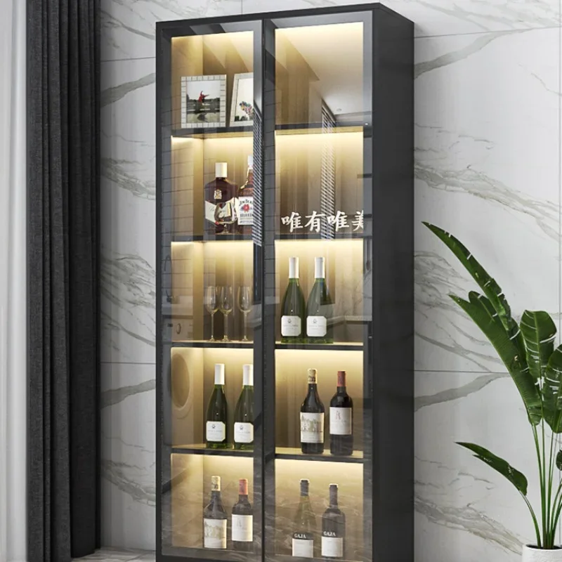 リビングルーム収納バー エスタンテ ガラスディスプレイ ワイ - Commercial Kitchen Walls のレビューと価格
