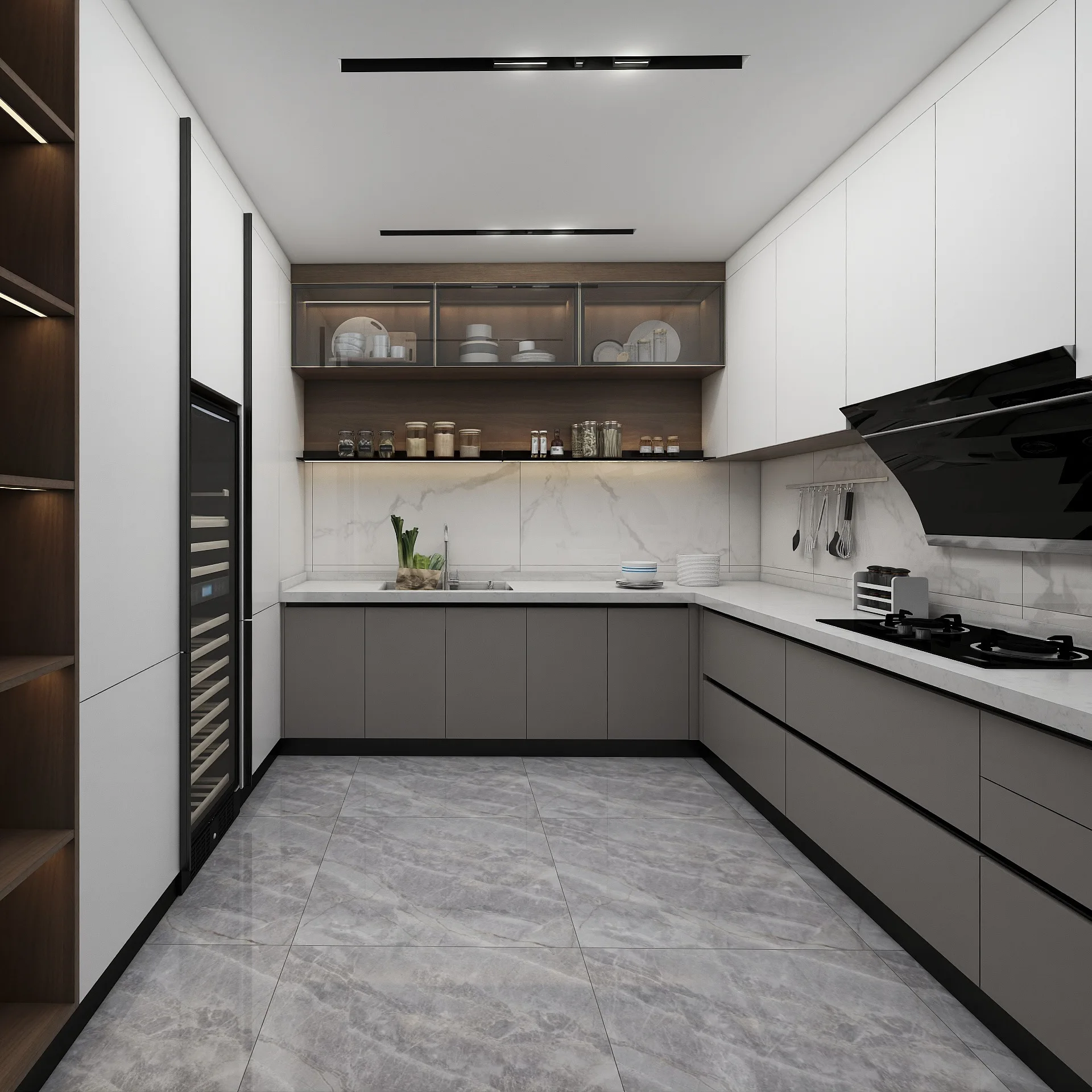 シンプルなキッチンキャビネットと商業用収納レンタルルームリビ - Commercial Kitchen Rental のレビューと価格