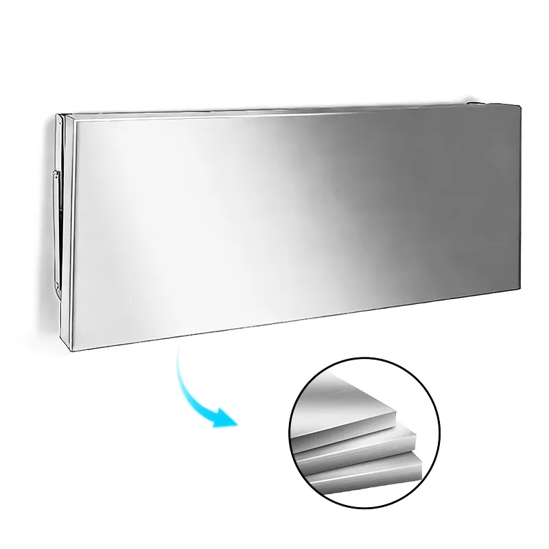 業務用厨房やフードトラック向けの頑丈なステンレス製折りたたみ - Commercial Kitchen Walls のレビューと価格