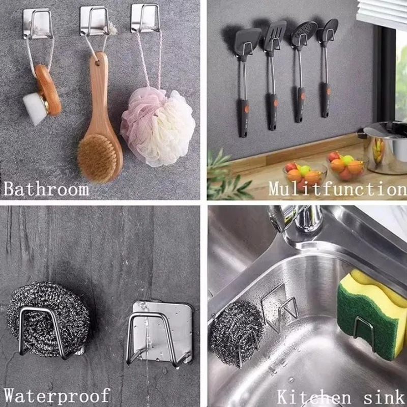 キッチンステンレス鋼シンクスポンジホルダー自己粘着排水乾燥ラ - Commercial Kitchen Sink のレビューと価格